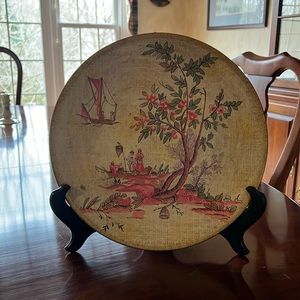 Asian decorative plate